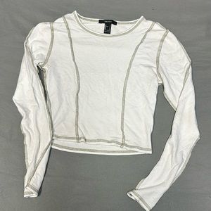 Long sleeve crop top